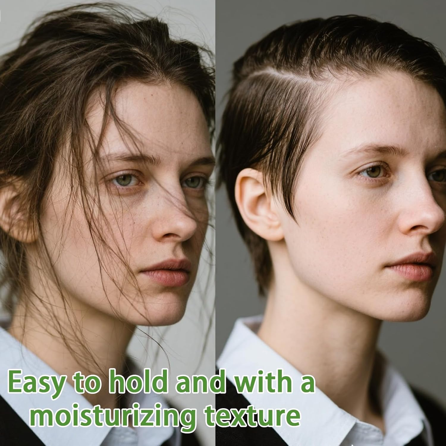 5PCS Slick Back Brush, Hair Wax Stick Set for Sleek Hairstyles, Black Hair Brush Kit with Aloe Vera Wax Sticks, Ideal for Flyaway Hair Control, Dance Performances and Hairstyling image number 1