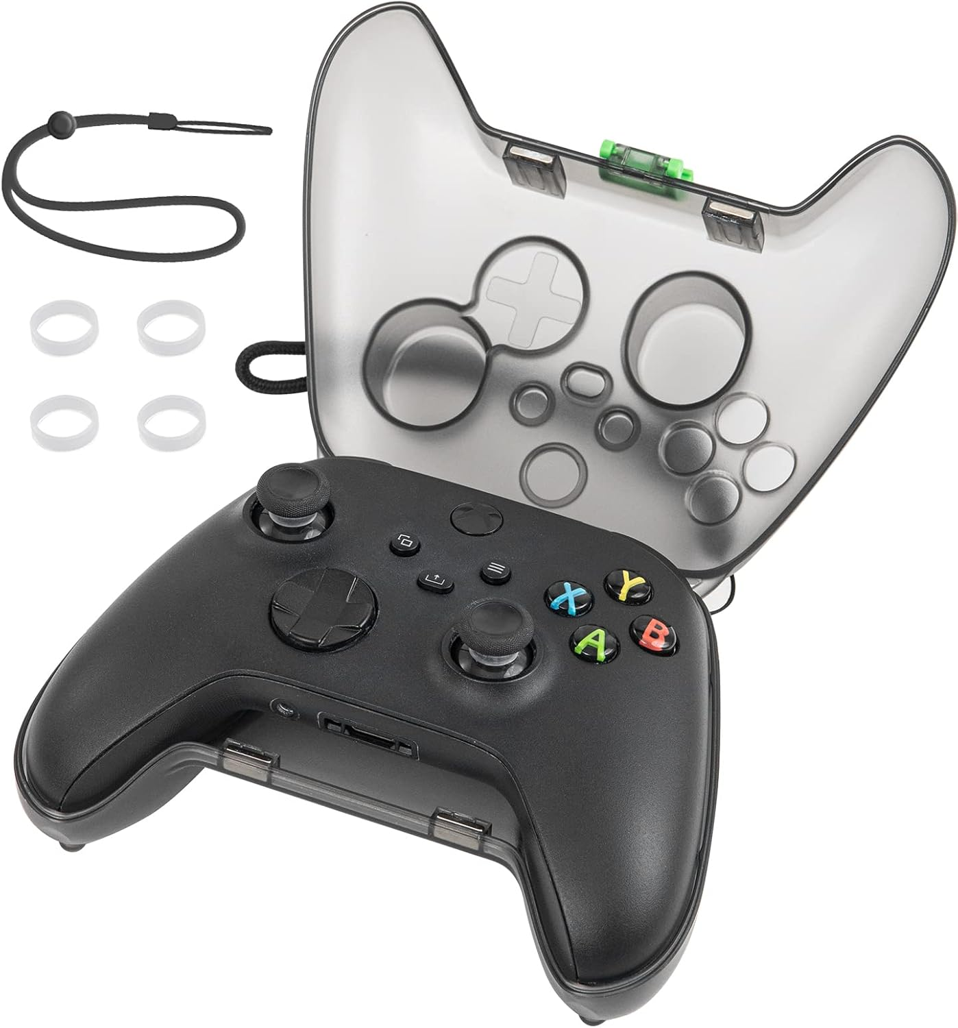 Xbox Series X Controller Case, Hard Shell Protection Case for Xbox Series S Controller, Xbox Series X Controller Accessories - Black