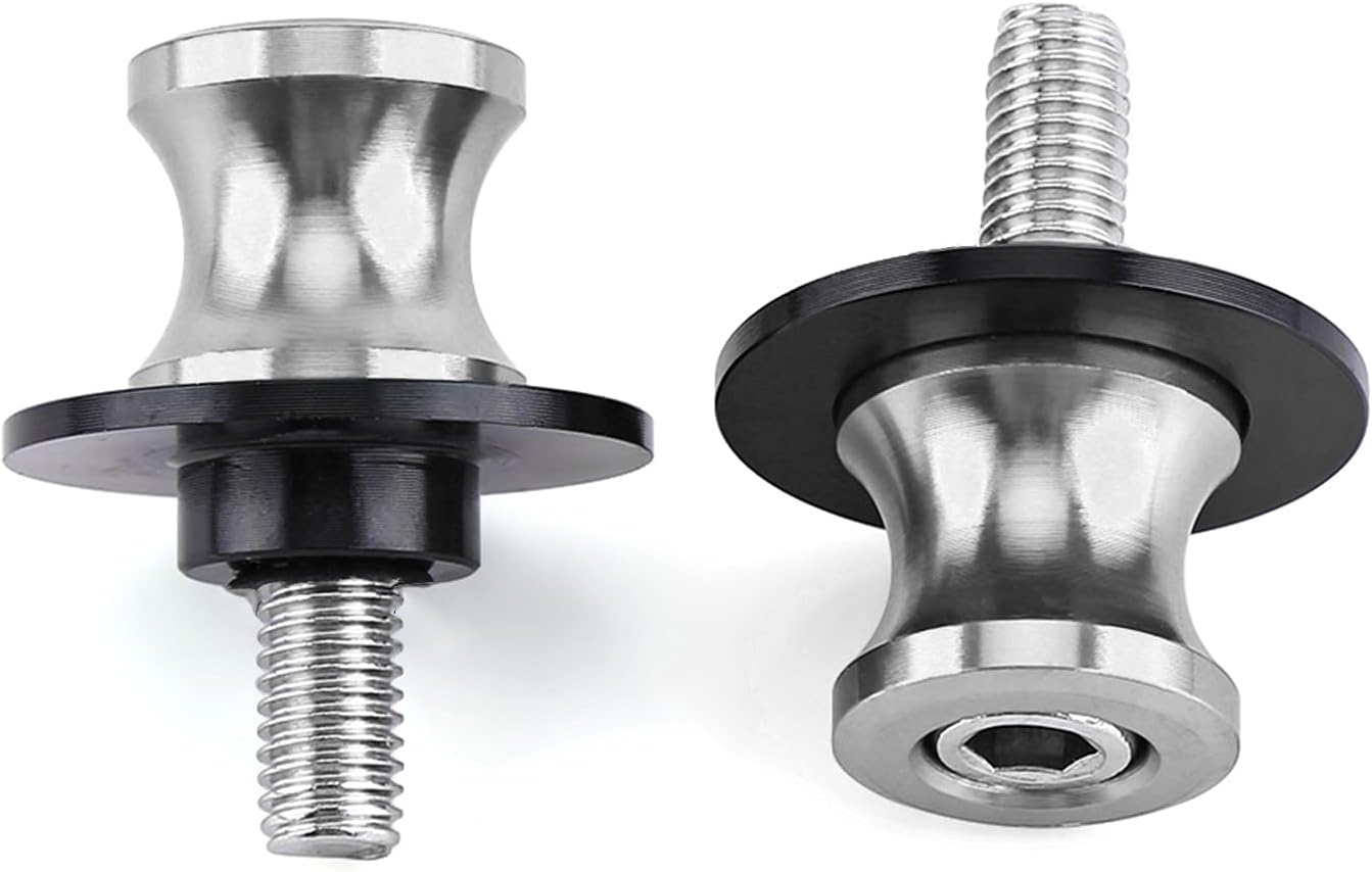 6, 8, 10Mm Motorcycle CNC Bracket Rear Swing Arm Bouple Sliders Stand Swingarm Bobins with Hard Anodized Finish for (8Mm Blue) image number 5