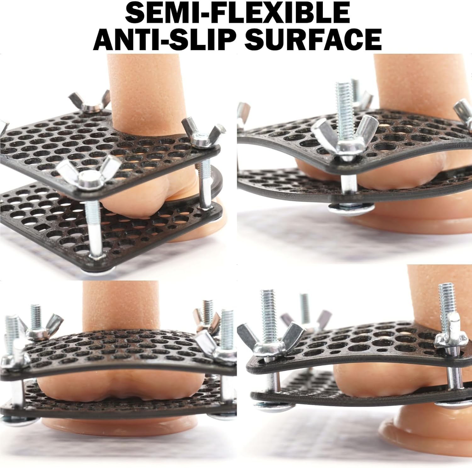 Testicle Crusher CBT BDSM, Clamping Plates Crusher Set Erection Cage Testicle Scrotum Harness, German European Design by Nova Lux image number 6