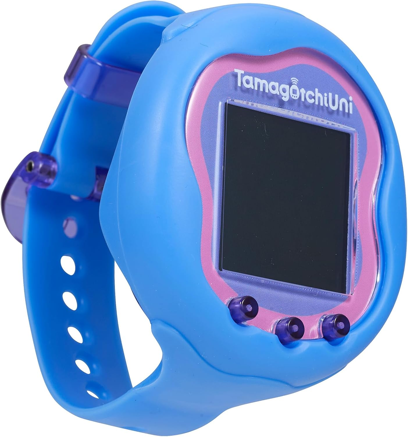 Bandai Tamagotchi Uni Virtual Pet, Blue, Multicoloured 43353 with Keyring Limited Edition (Bandai Spain Only) 43353 image number 1