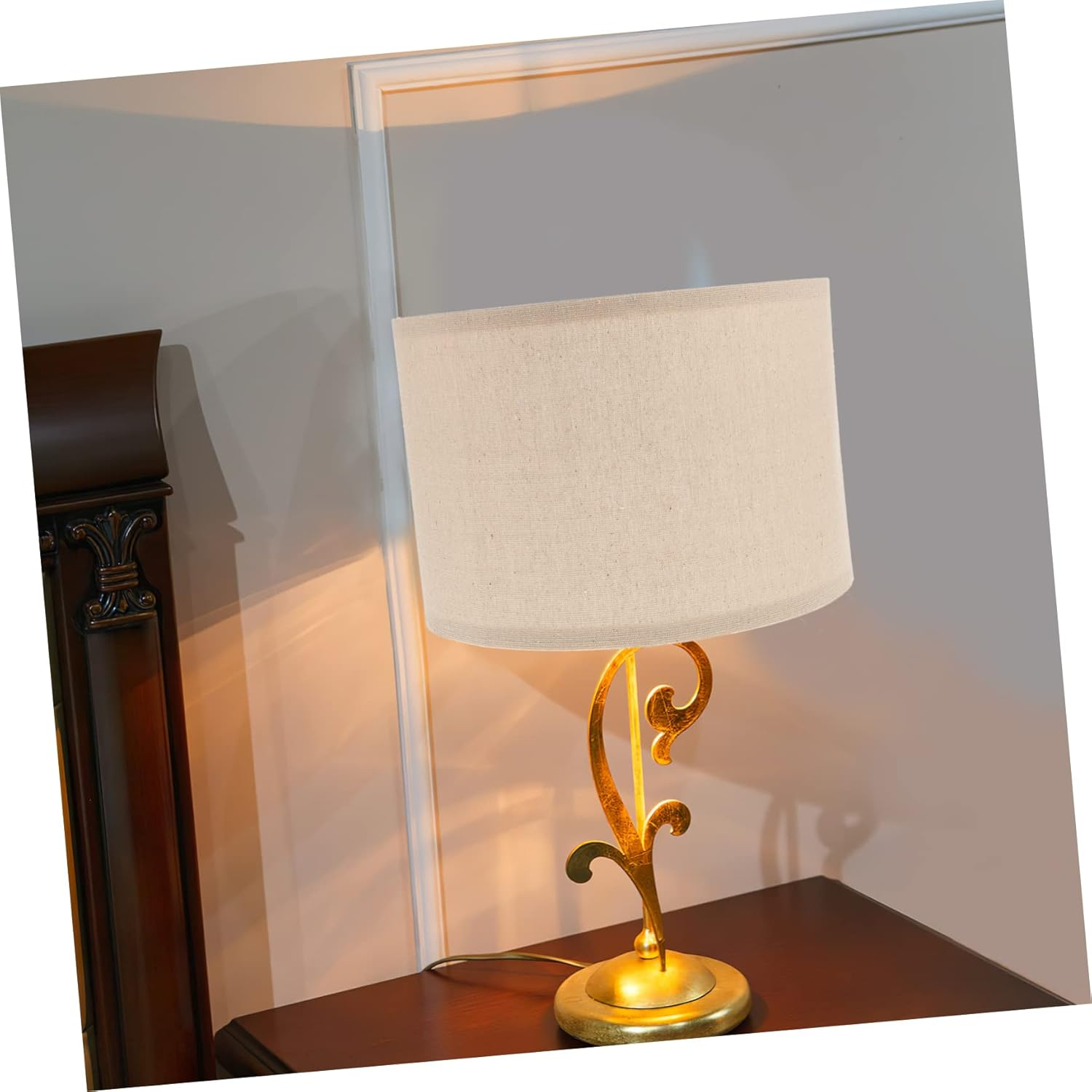 Zerodeko Drum Lampshade, Replacement Lamp Shade for Floor Lamp, Bedside or Table Lamp