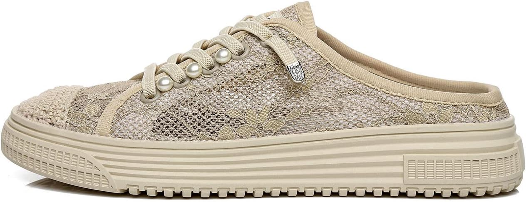 Tarramarra Women Sneakers Slides Crochet Detailing Nonslip Platform Shoe Julissa image number 3