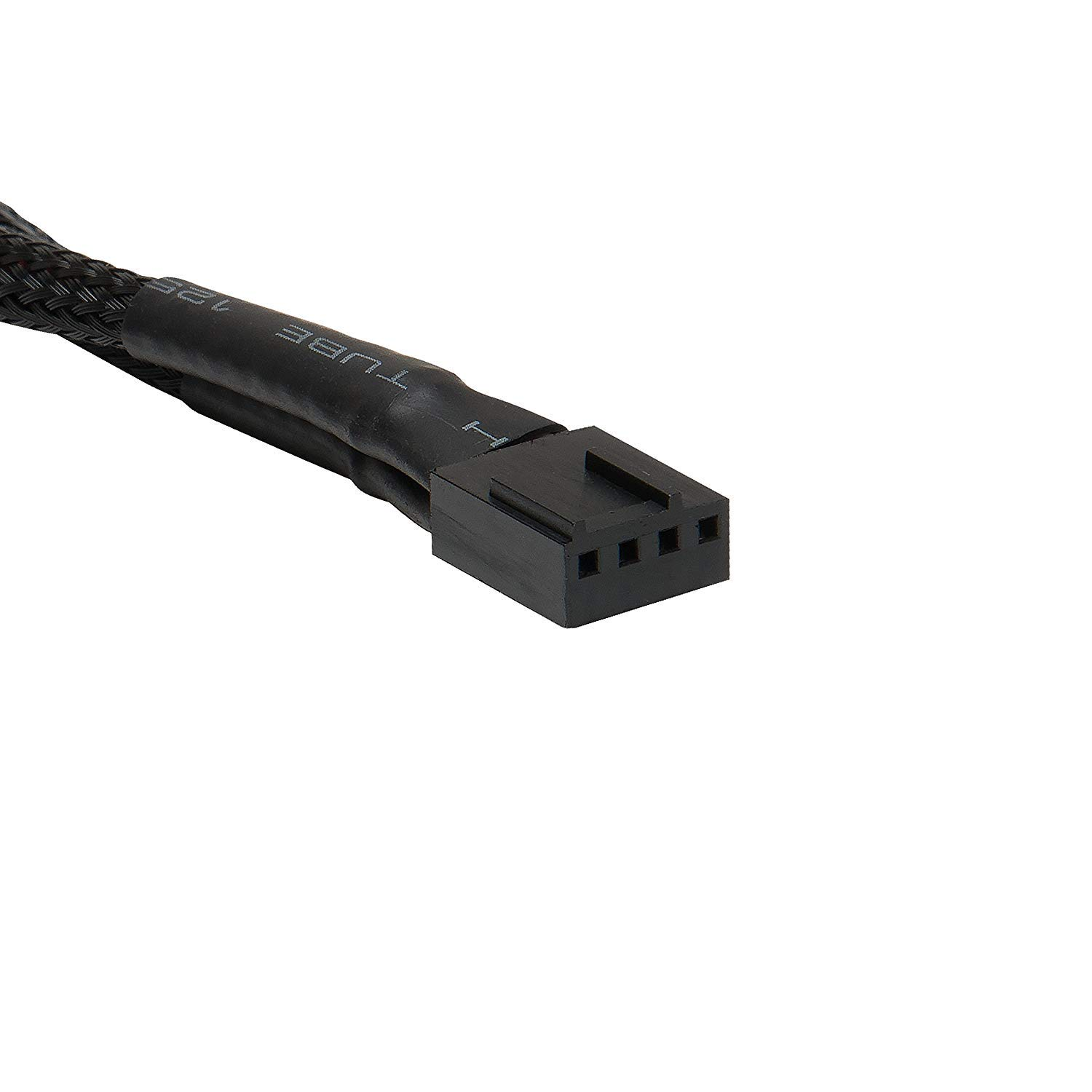 Easycargo Case Fan Splitter Cable, PWM Cable Splitter Duplicator, Case Fan Power Duplicator Converter, Dual Case Fan Power Adapter, Case Fan Y Cable (12-Inch 2-Pack) image number 1