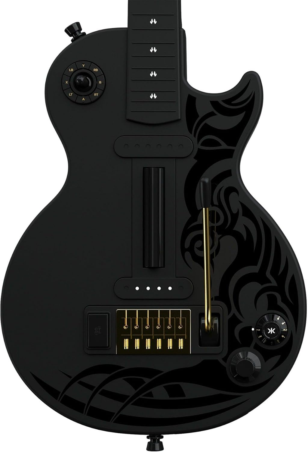 CRKD Gibson Les Paul Guitar Controller - Black Tribal - Multi Platform image number 1