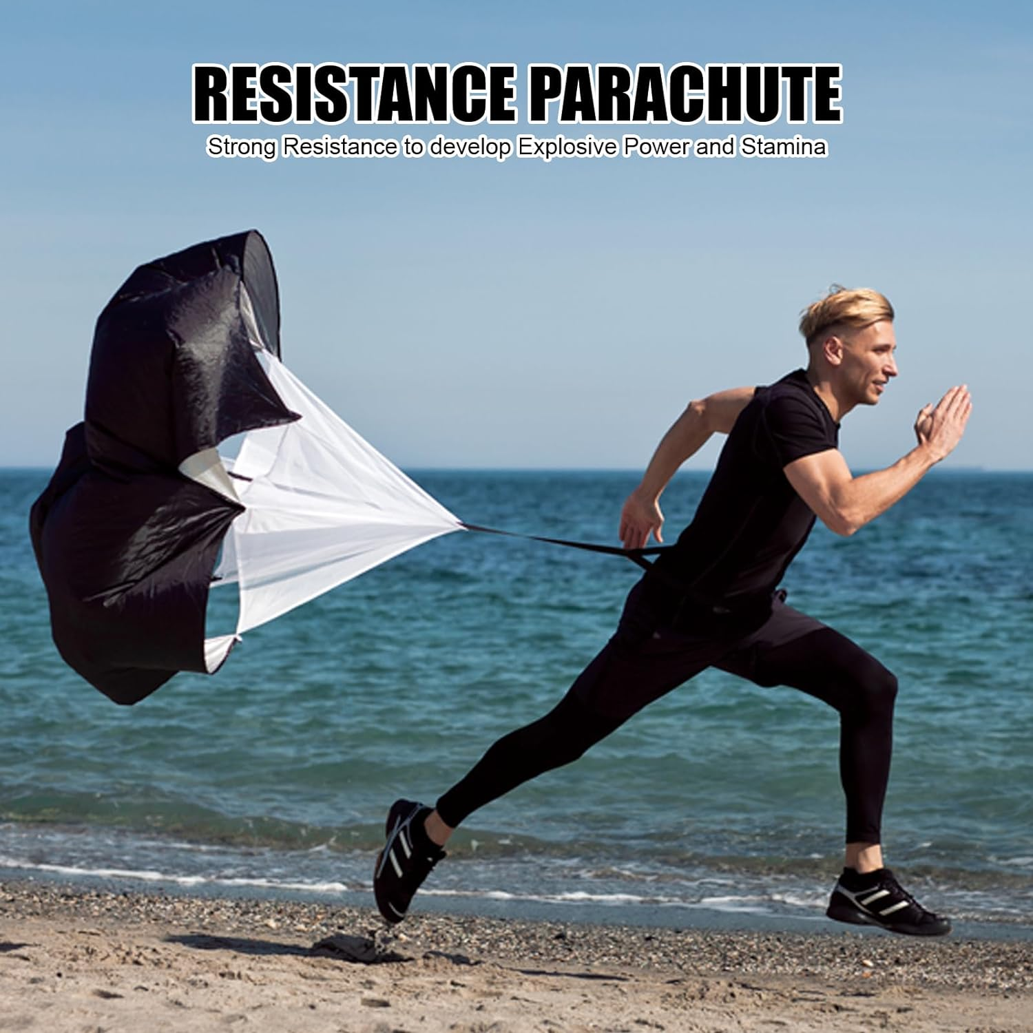 Speed Agility Training Equipment Set, 20Ft Agility Ladder,12 Soccer Cones, Jump Rope, Running Parachute, Basketball Football Soccer Training Equipment for Kids Youth Adults image number 6