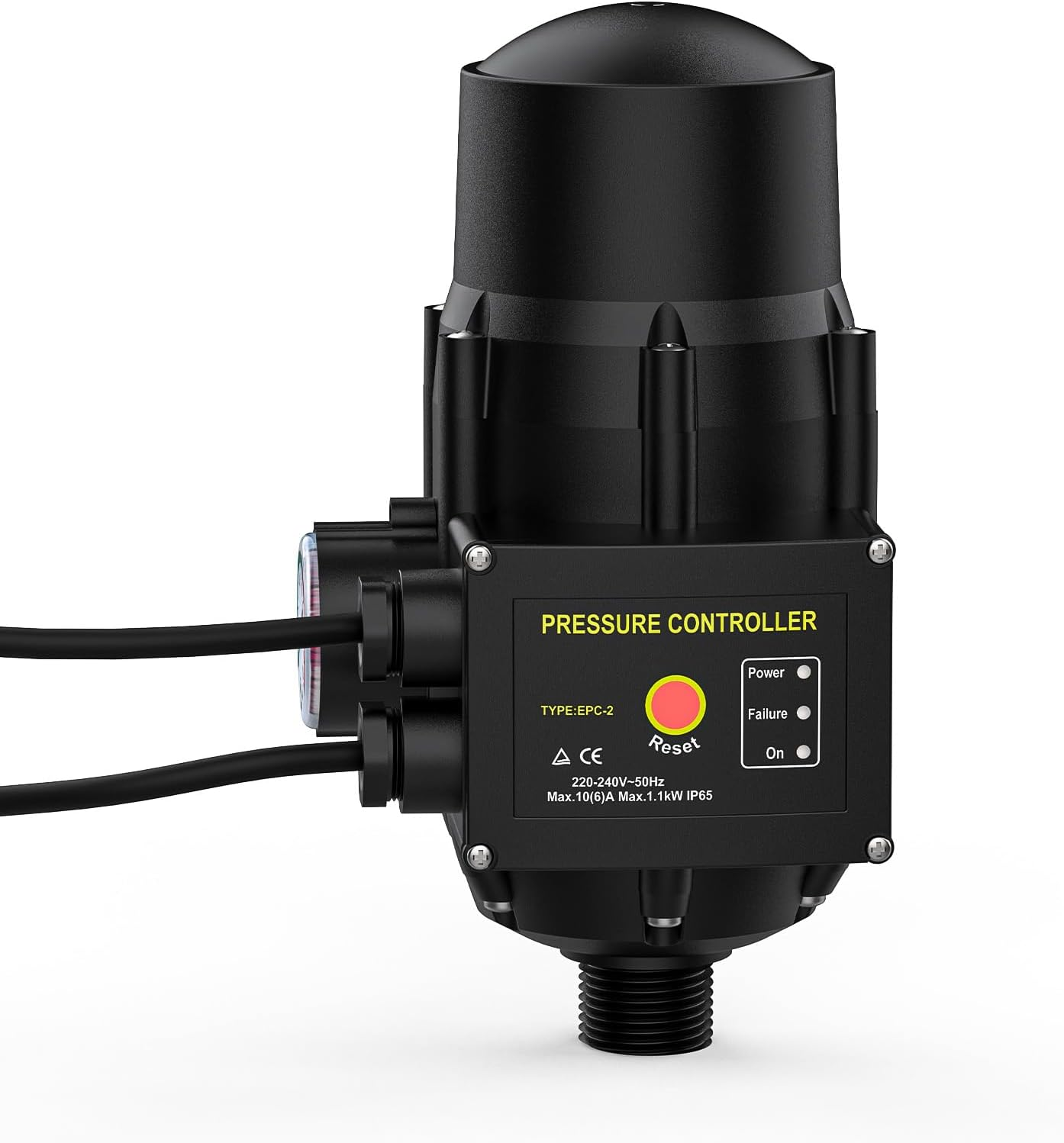 Advwin Switch Controller, Automatic Water Pump Controller 1.5-10Bar, IP65 Waterproof, Water Flow Sensor, for Self-Priming Pump Garden Pump image number 1