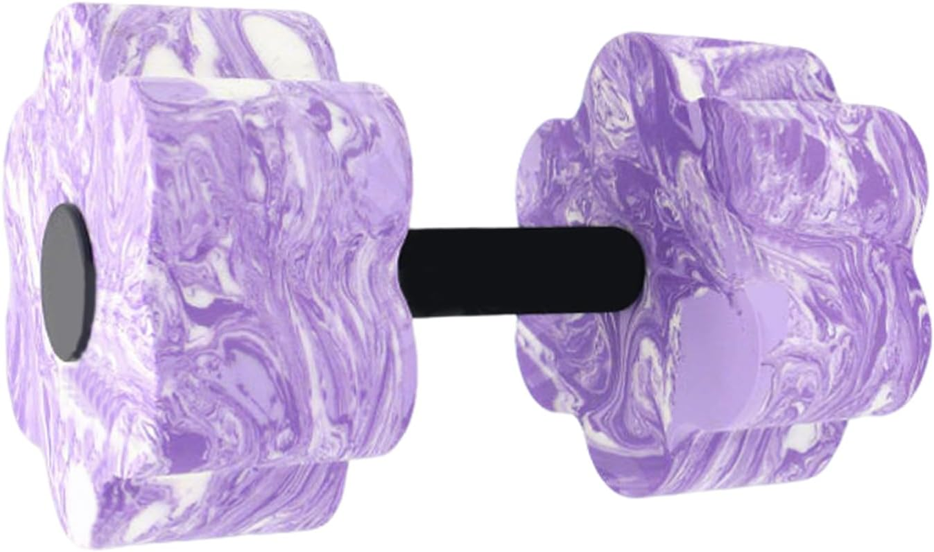 Flower Shaped Exercise & Fitness Dumb Bells, EVA Foam Dumbbell Set, Aqua Aerobics Weights, Water Exercise Tools, Portable Workouts Equipment for Men Women
