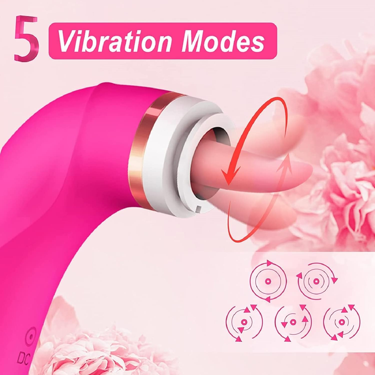 Sucking Vibrator Sex Toys - Adult Sex Toys with 8 Sucking & 5 Licking Vibrations Toys for Womens Sex Pleasure, G-Spot Nipples Vagina Clitoral Vagina Pussy Vacuum Pump Adult Sex Toys for Women Couples image number 2