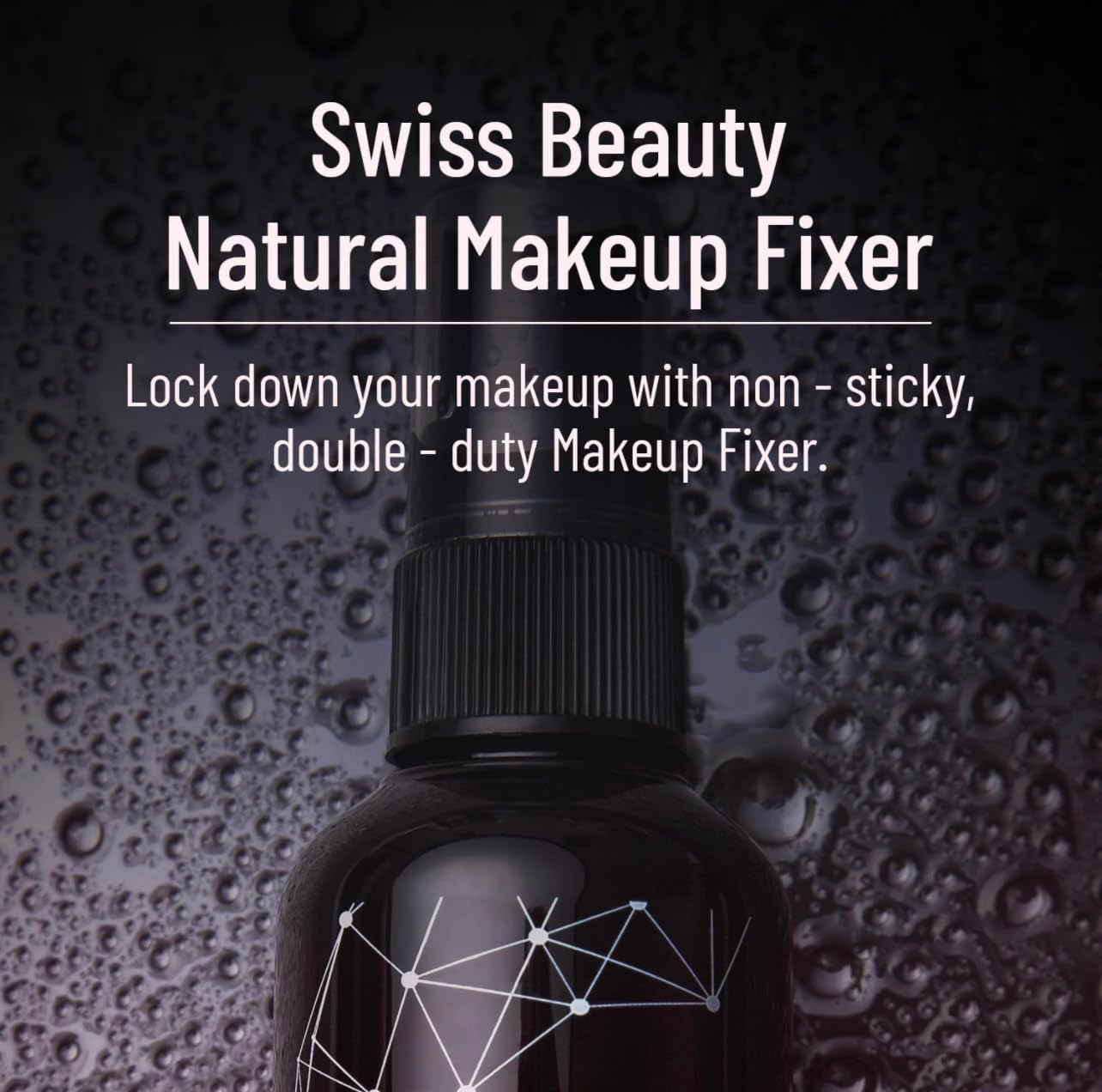 Swiss Beauty Long Lasting Misty Finish Professional Makeup Fixer Spray for Face | with Aloe Vera and Vitamin-E | Light Weight, Quick Dry Setting Spray | 70 Ml