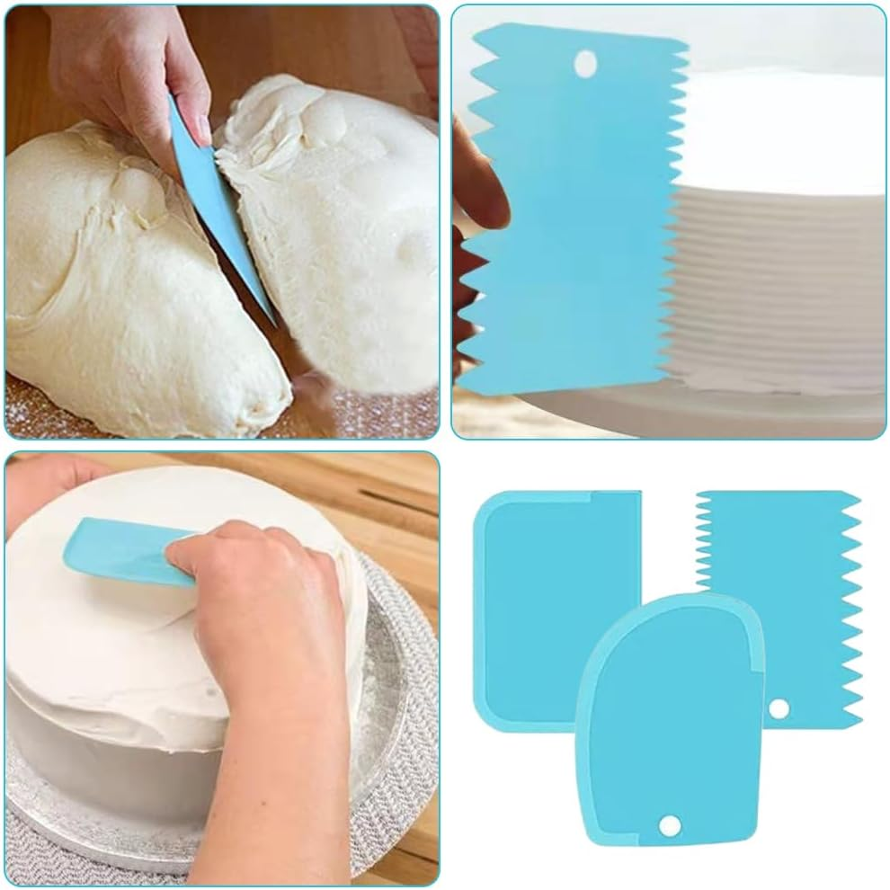 44 Pcs Icing Piping Bags and Tips Set-Cookie, Cake Decorating Set, Piping Icing Nozzles with Reusable Silicone Piping Bag, Suitable for Cakes, Cupcakes, Cookies image number 3