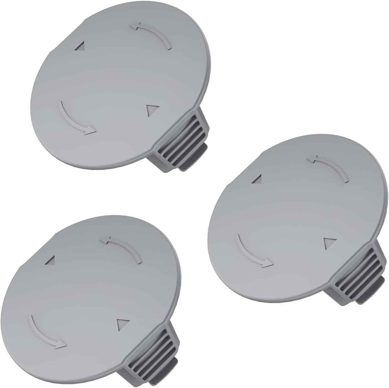 FUSHUI 3Pcs Replacement Spool Cover Caps, Trimmer Spool Caps Compatible with Bosch Universalgrasscut 18, Universal Grasscut 18V-26, Universal Grasscut 18V-260 image number 2