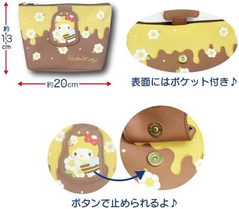 Tanayama Shoji Sanrio Multi-Pouch with Pockets Honey Bee - My Melody image number 2