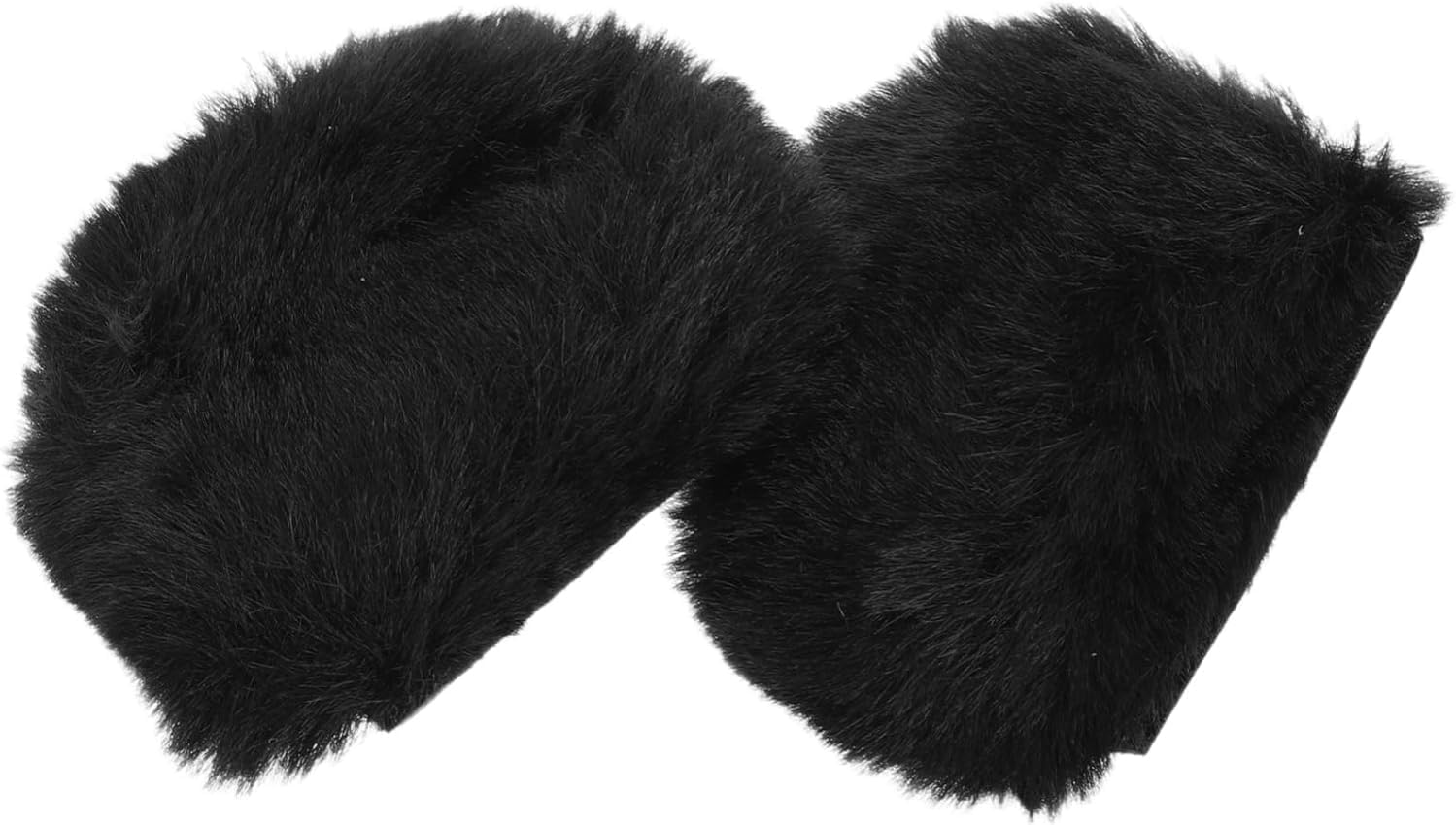 2Pcs Bear Ear Motorcycle Helmet Decorations,Black Fashionable Soft Helmet Ornaments for Riding Biking and Outdoor Activities