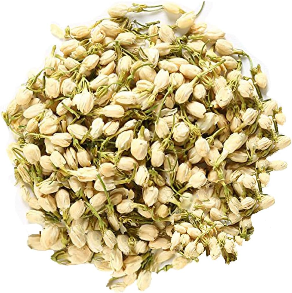 Tooget Fragrant Natural Pure Jasmine Buds Dried Jasmine Flowers Wholesale, Herbal Tea - 4 OZ image number 3