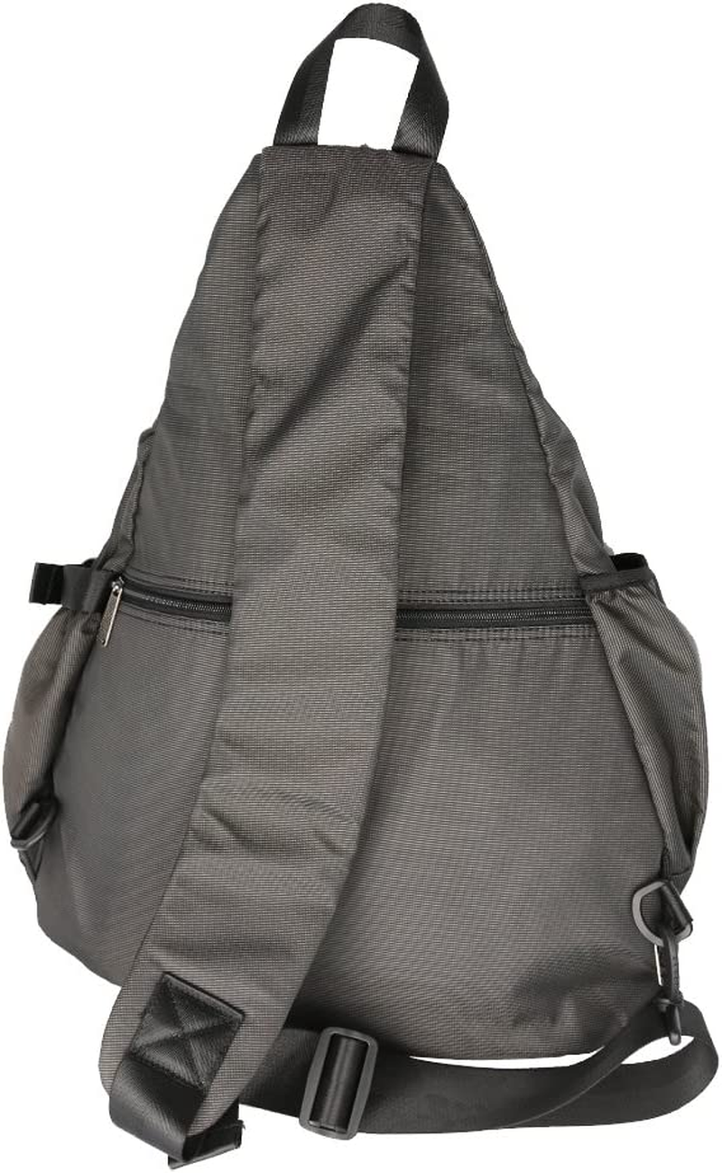 Kawei Knight Large Sling Bag Laptop Backpack Cross Body Messenger Bag Shoulder Travel Rucksack - A-Dark Green image number 5