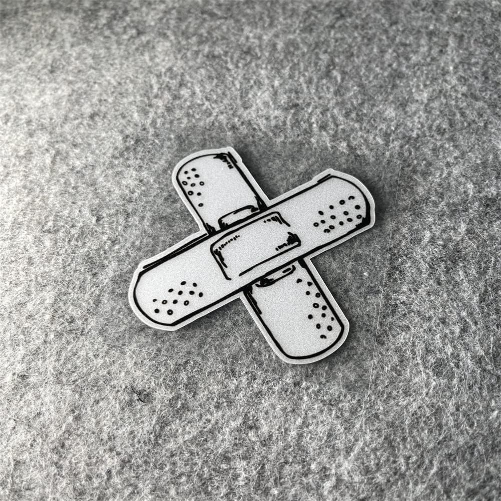 Car Styling Sticker for Funny Cross Band-Aid Blood Wood Decals Auto Window Tail Bumper Graphics Vinyl