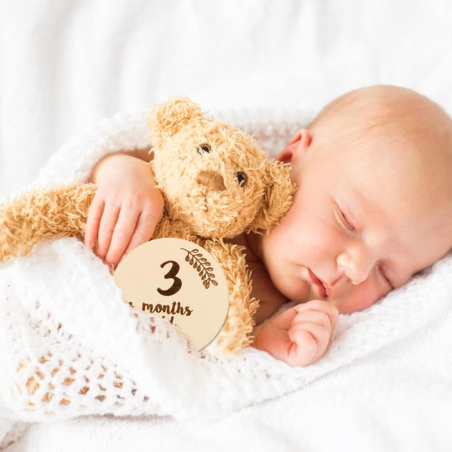 6Pcs Baby Monthly Achievement Cards Double-Sided Infant Growth Photo Props Newborn Essentials for Monthly Photography and Birthday Keepsakes