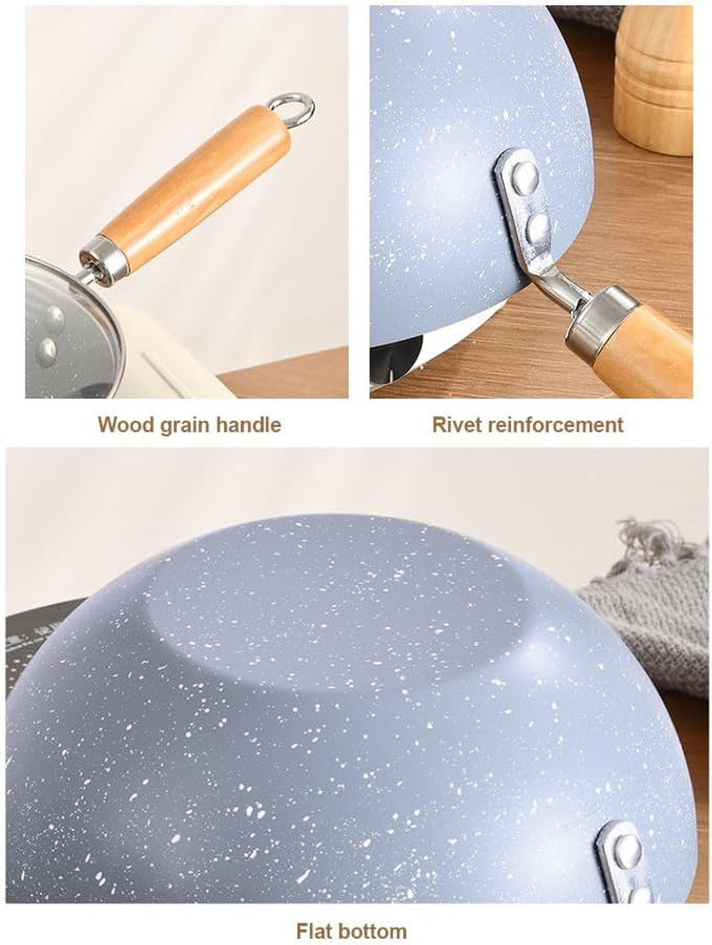 LEDON Non-Stick Deep Fry Wok with Stay-Cool Handle &ndash; Ideal for Cooking, Frying, and Stir-Frying in the Kitchen (24Cm) image number 3