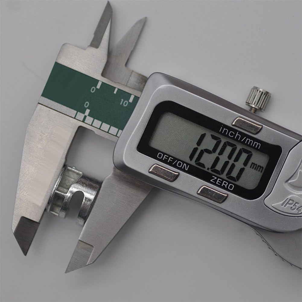 20 PCS Furniture Connecter Cam Lock Fittings 15Mm X 12Mm for Cabinet Drawer Dresser and Wardrobe Furniture Panel Connecting image number 1