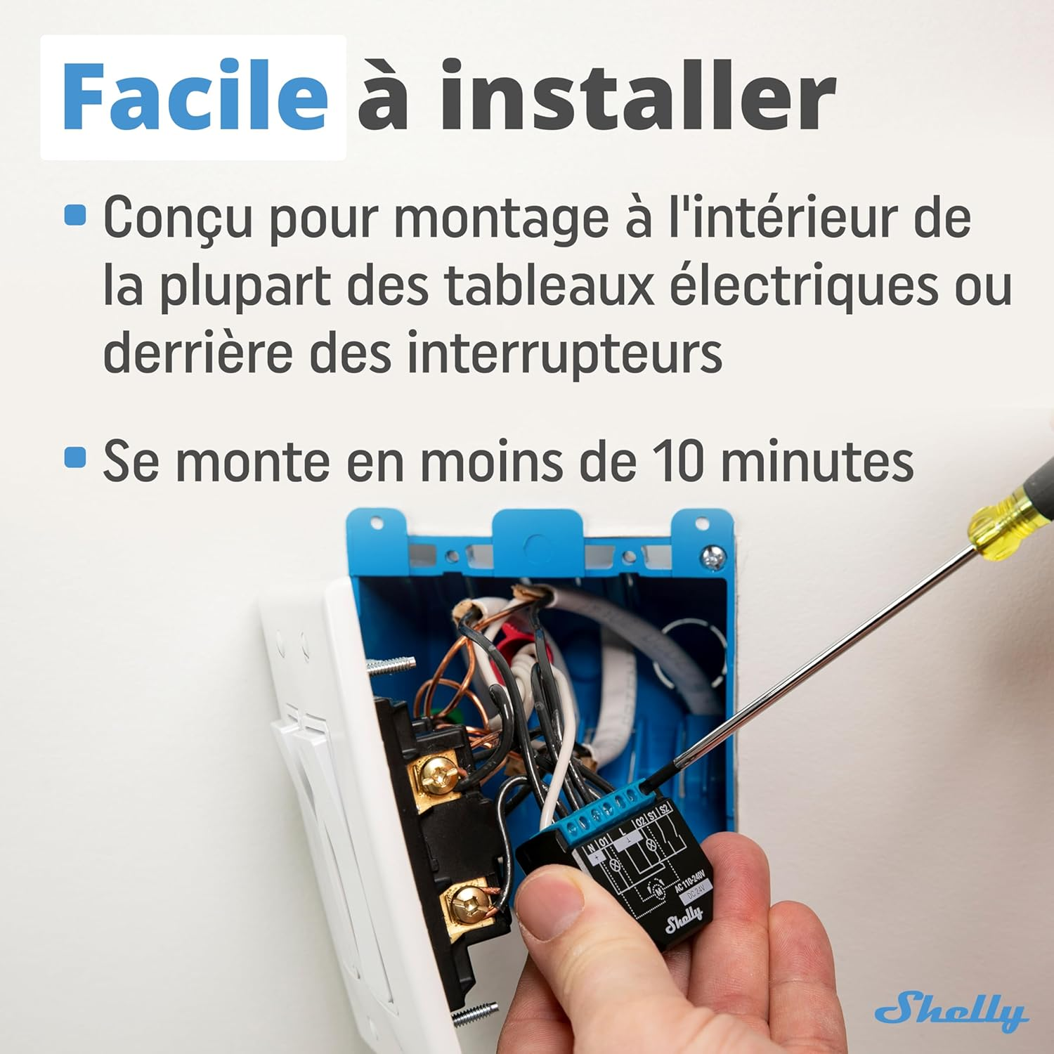 Shelly plus 2PM (16A) - 4 Pack | Wifi & Bluetooth 2 Channels Smart Switch with Power Metering | Home Automation | Roller Shutter Remote Control | Alexa & Google Home Compatibility | Ios Android App image number 4