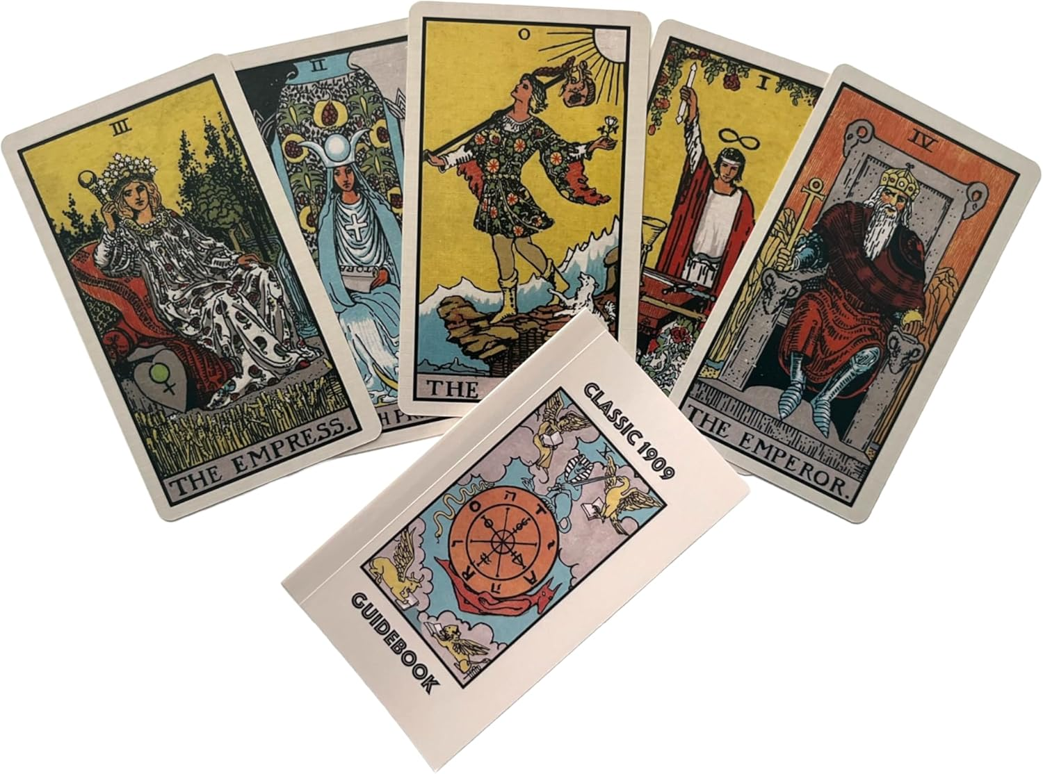 Classic 1909 Tarot Deck & 88 Page Guide | Made in USA image number 2