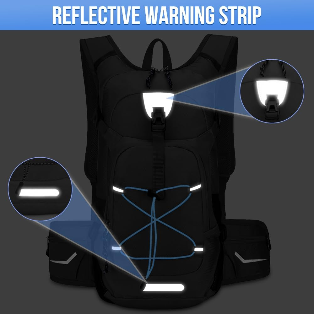 WOTOW Hydration Pack - Hydration Backpack, and Hydration Vest Hydration Bladder Are Suitable for Both Men and Women during Hiking Camping image number 2