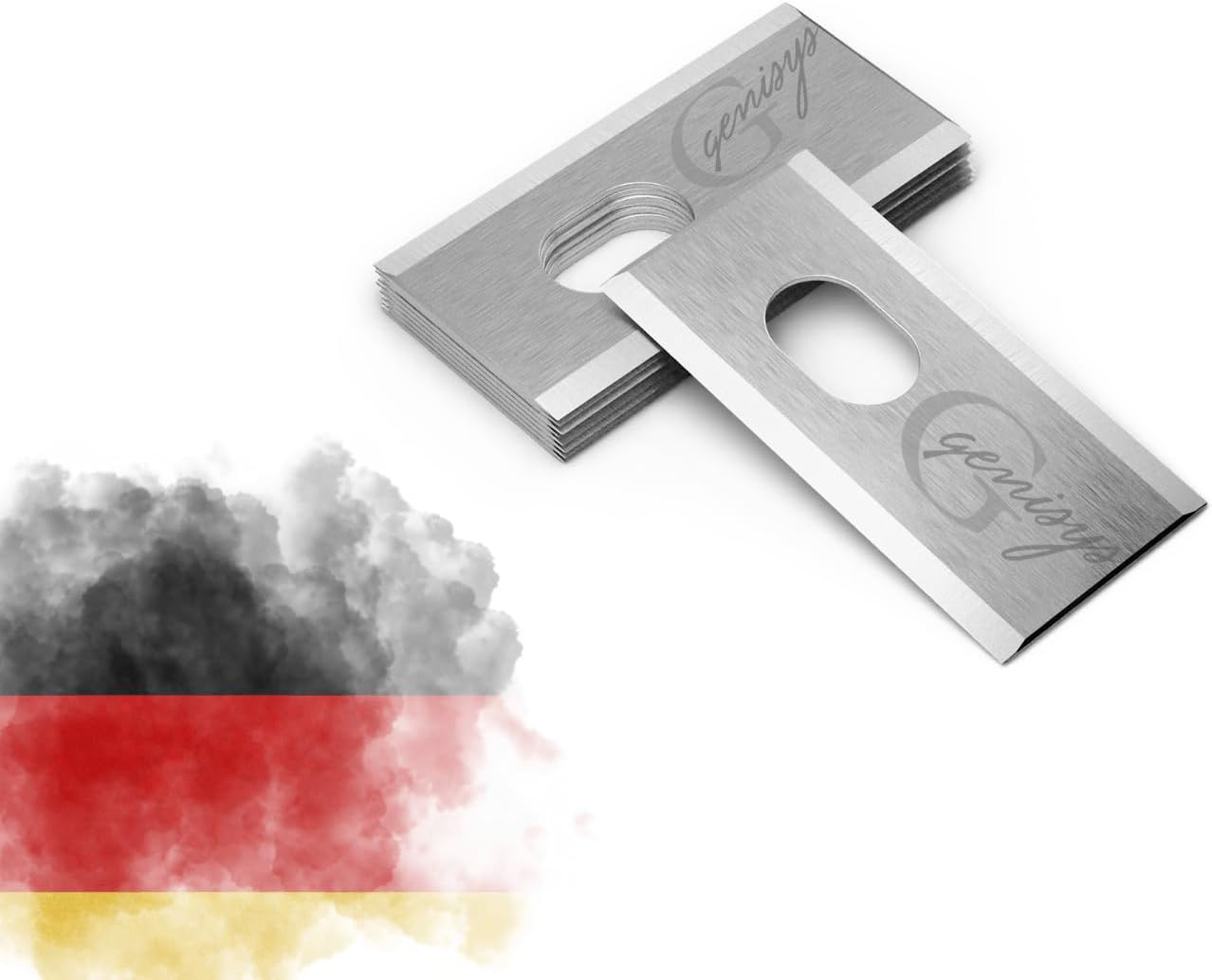 G Greengrass Tools Replacement Blade Compatible with Dreame A1 A2 Mova Robotic Lawnmower Blades - Longlife Stainless Steel [Shatterproof DIN EN 50636 Tested], Piece: 24