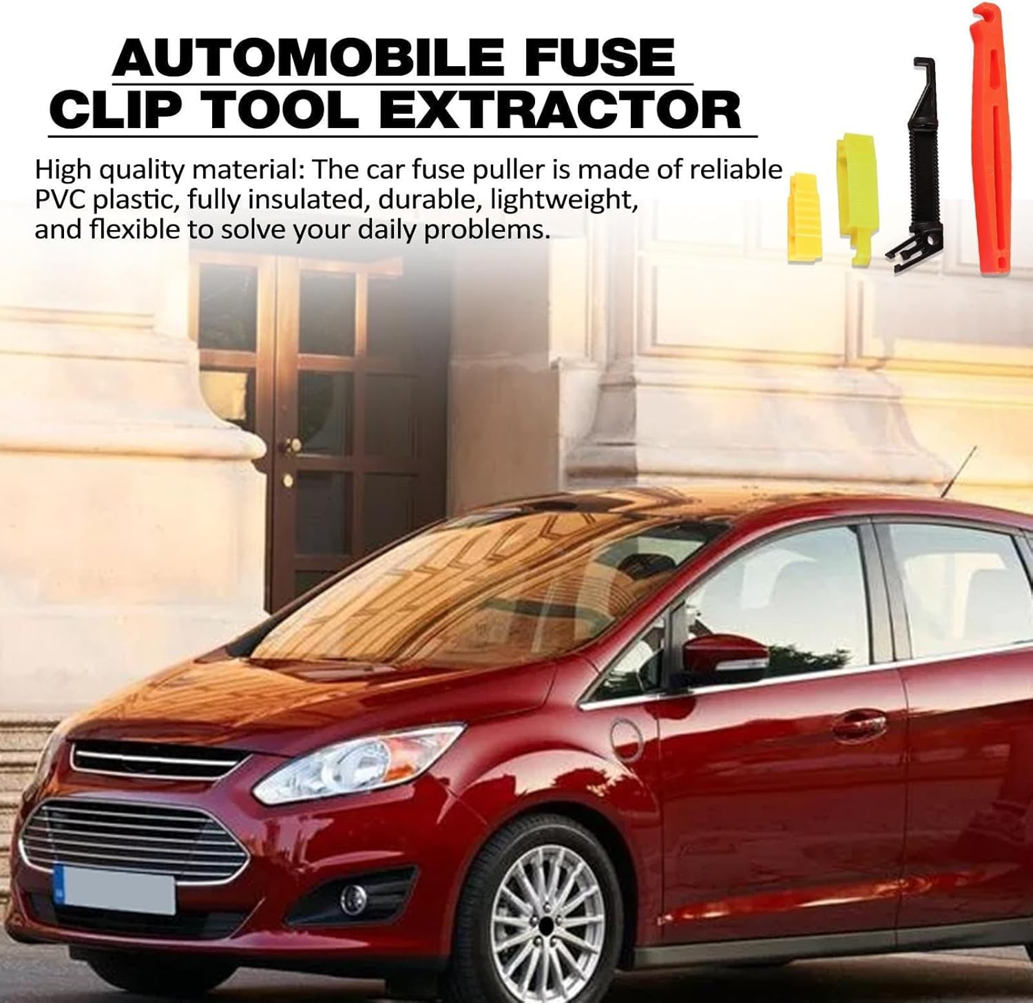 Fuse Puller Pliers Mini Fuse Extractor Pullers, 8Pcs Fuse Puller Extraction Tool Car Automobile Fuse Clip Tool Fuse Removal Tool,Car Fuse Puller Car Extractor Car Fuse Puller Extraction Tool for Car image number 1