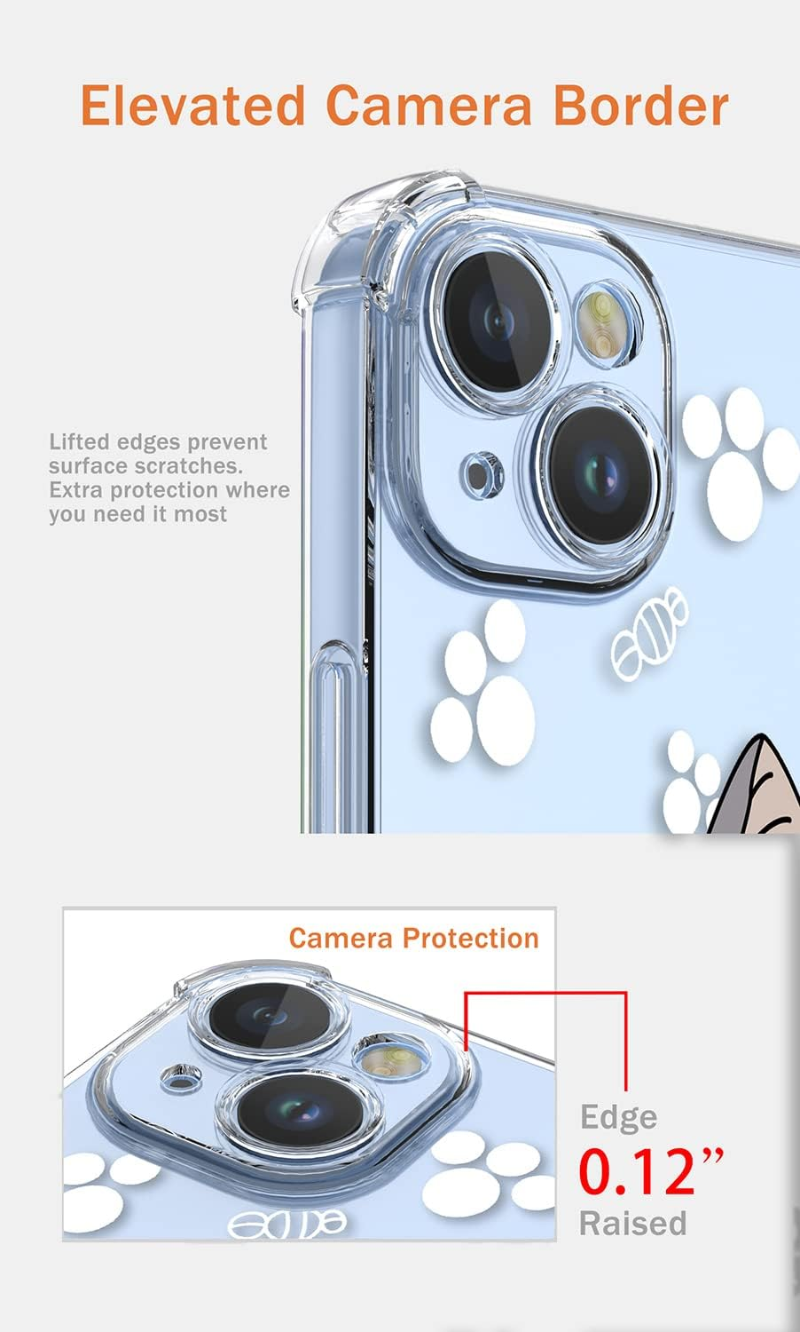 XINYEXIN Clear Case for Oppo Reno 13 Pro 5G Cute Kitten Pattern Design Slim Shockproof Transparent Soft TPU Bumper Case Protective Cover - Cat - Duck image number 3