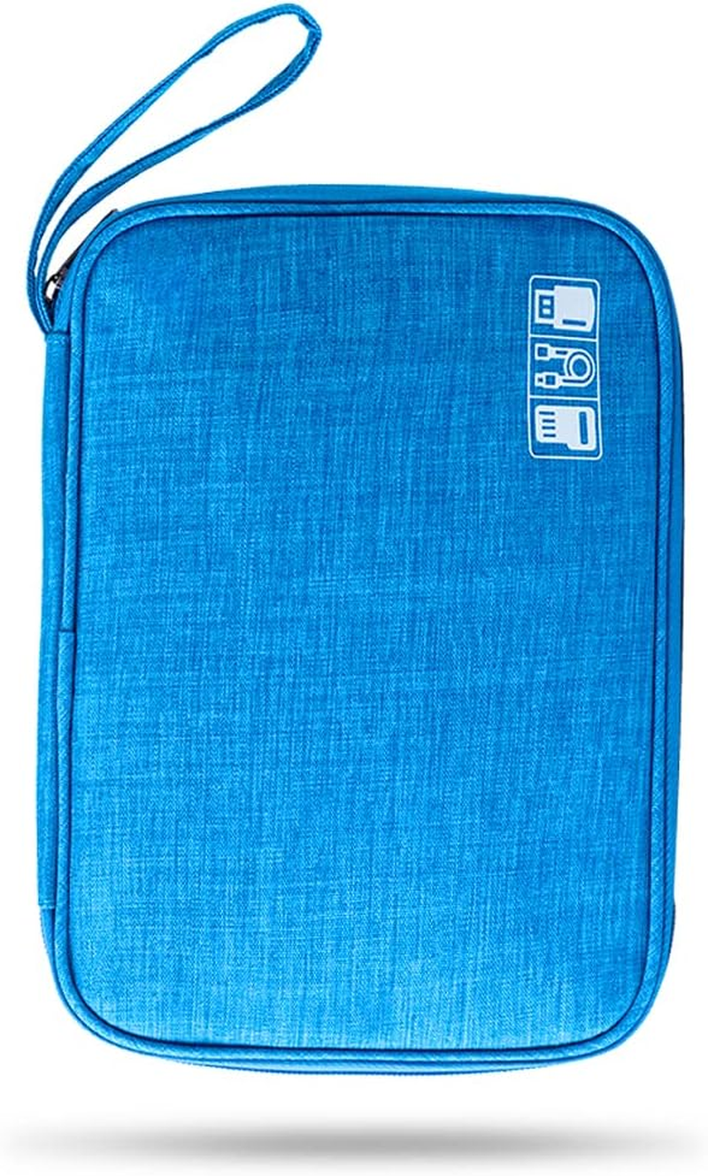 Electronic Organizer Cable Organizer Compact Travel Organizer Bag Electronics Accessories Cases Storage Bag Waterproof for Cable USB SD Card Power Bank Earphone