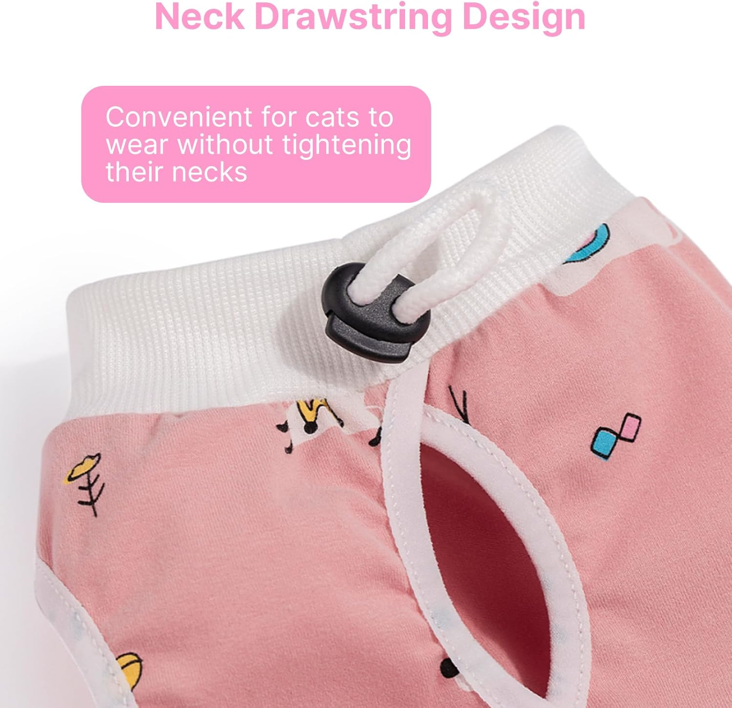 Velmoriah Cat Recovery Suit Female, Breathable Cat Onesie after Surgery for Spay Abdominal Wounds or Skin Diseases, Kitten Surgery Recovery Suit for Cats Anti-Licking (Alpaca, L)