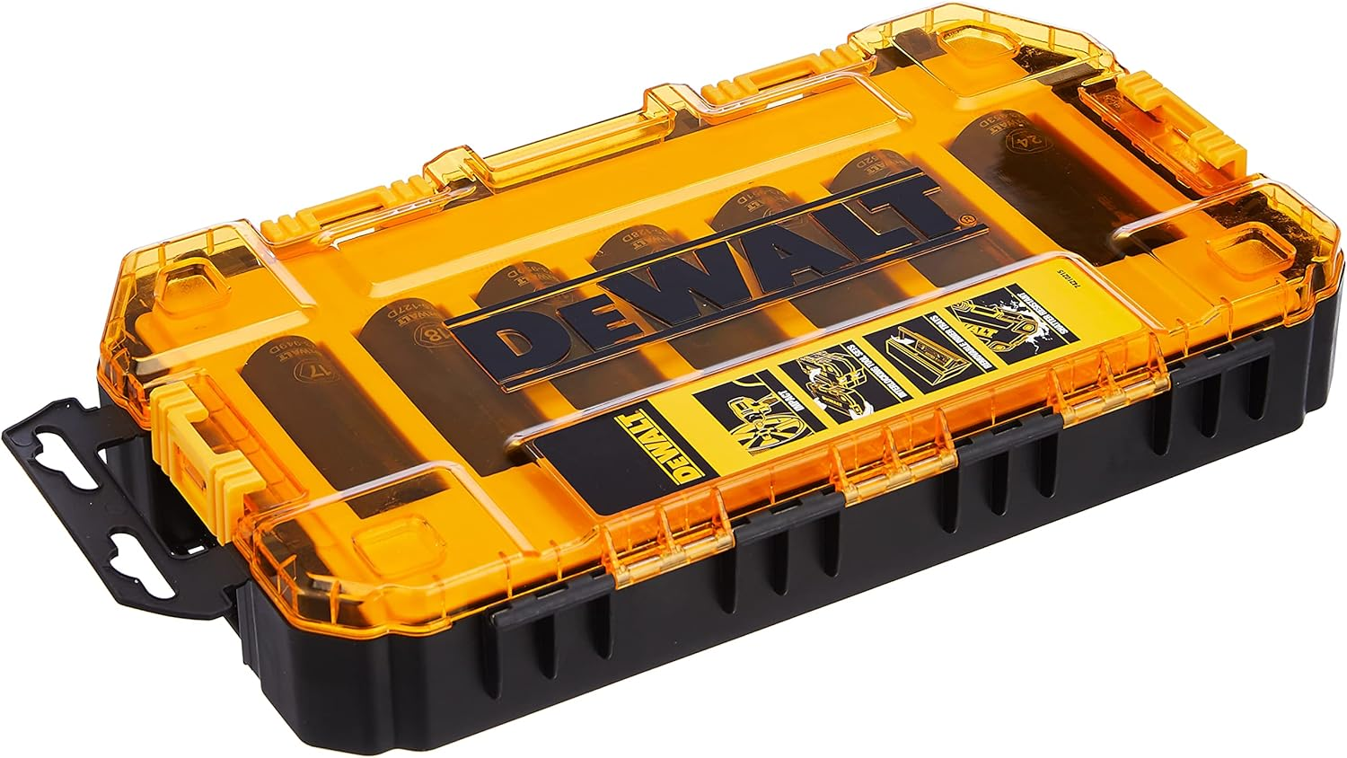 DEWALT DWMT74737-0 Drive Deep Impact Metric Socket Set, 1/2 Inch, 7 Piece image number 1