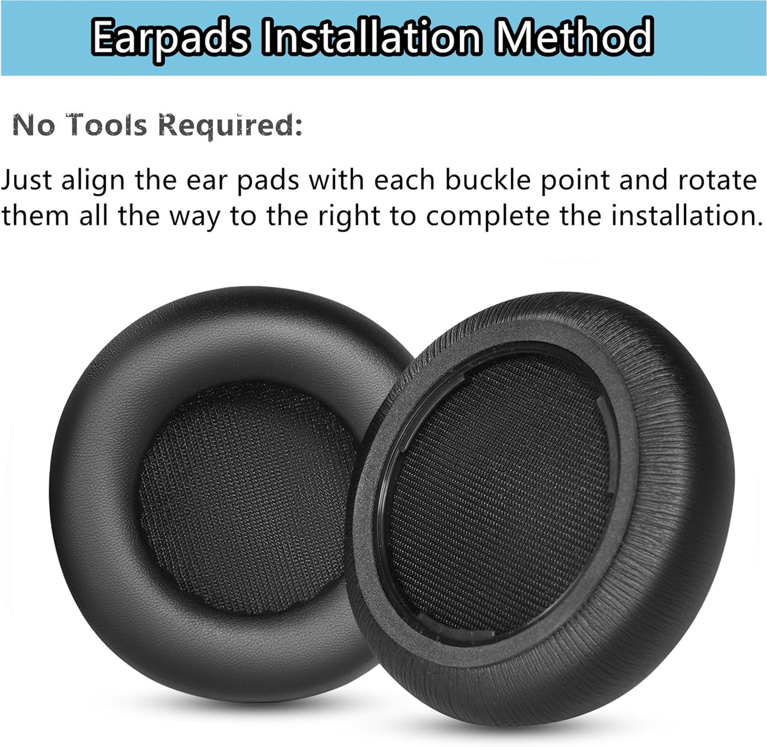 Taizichangqin Replacement Ear Pads Compatible with Beyerdynamic MMX200 MMX100 MMX150 Wireless Headphones (Not Fit MMX300) Protein Leather Ear Pads image number 1