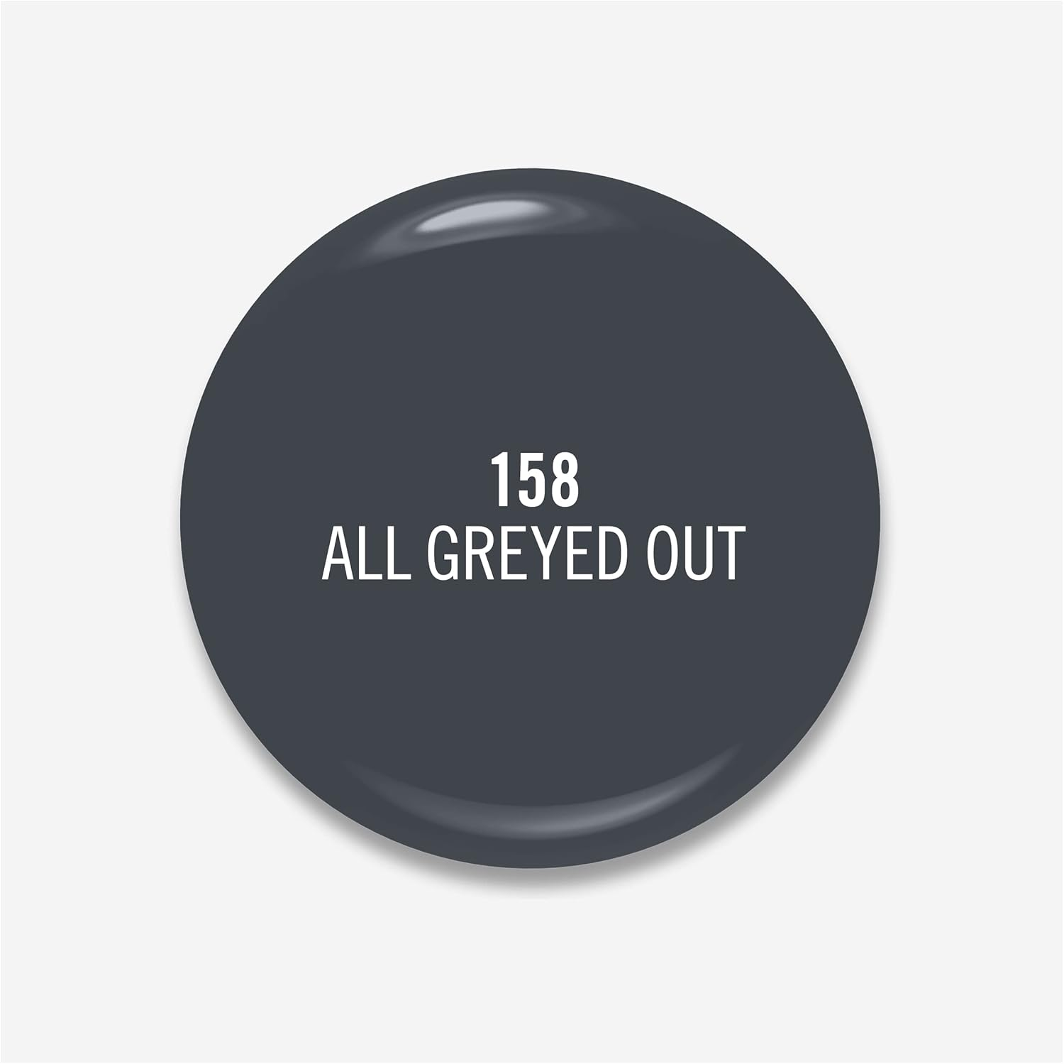 Rimmel London Kind & Free Nail Polish #158 All Greyed Out 8Ml