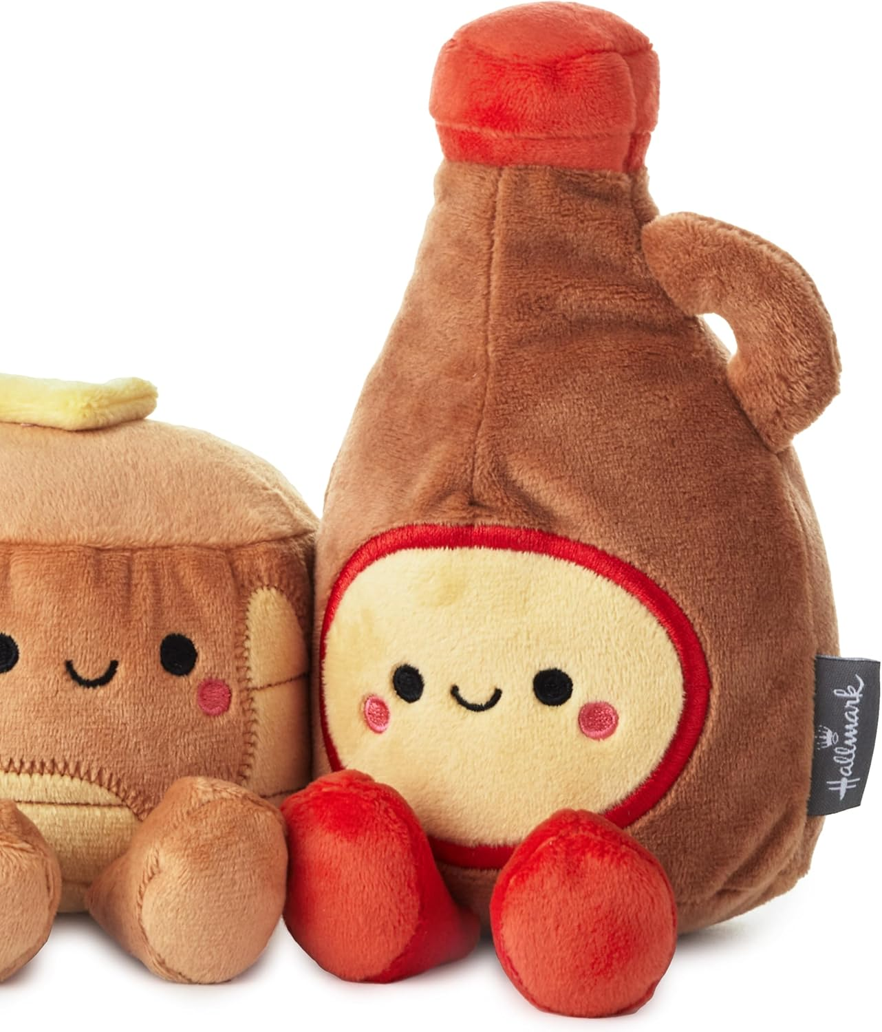 Hallmark Better Together Pancakes and Syrup Magnetic Plush, 5.5-Inch Height image number 3