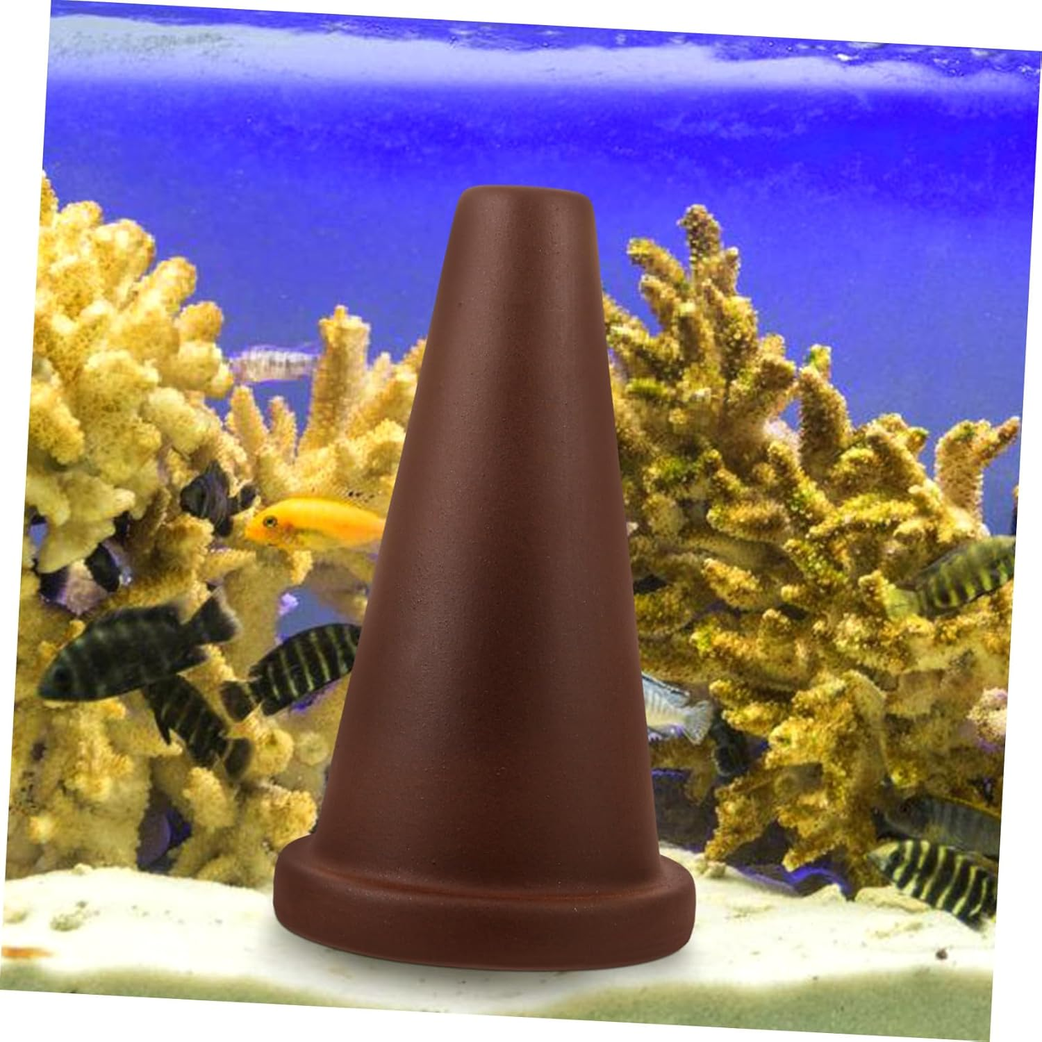 Toyvian Fish Spawning Cone Breeding Bucket Shrimp Shelter Tank Ornament Angelfish Breed Cone Aquarium D&eacute;cor Suitable for Freshwater Aquatic Pets image number 2