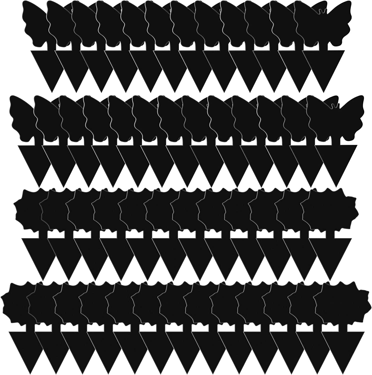 50 Pack Sticky Traps Fruit Fly Fungus Gnat Trap Killer, Joogee Yellow Dual Sided Gnat Trap, Disposable Insect Catcher Sticky Board,Non-Toxic and Odorless,For Mosquitoes, Houseplant, Garden image number 4