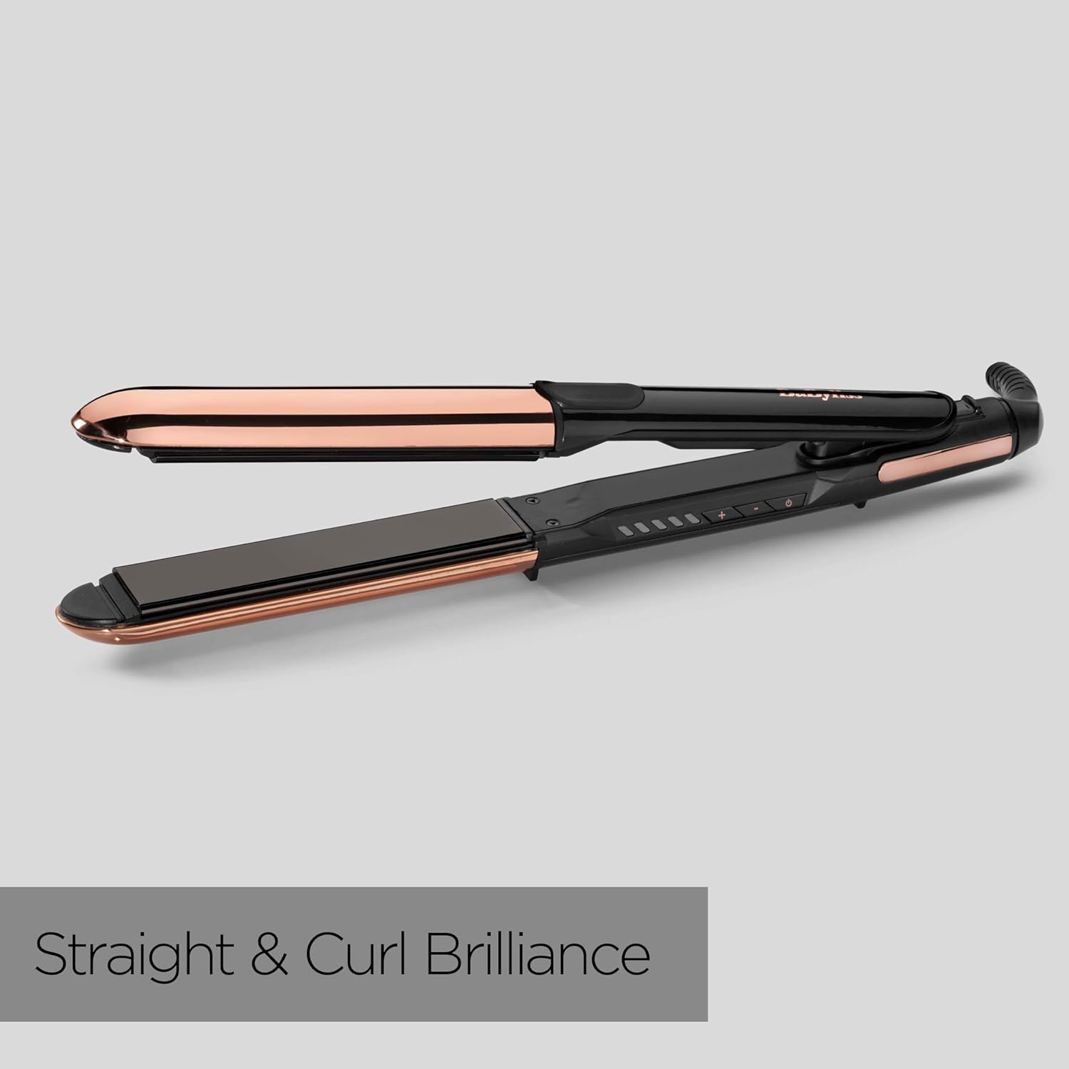 Babyliss Straight & Curl Brilliance 2-In-1 Straightening Iron ST482E, Black image number 4