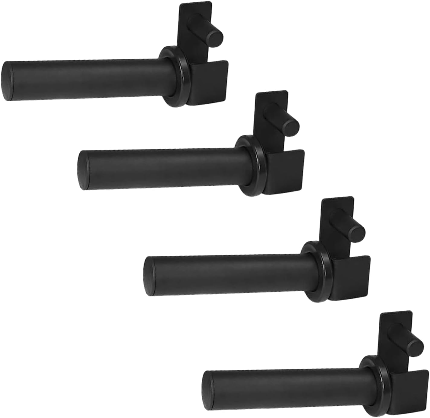 Yes4All Weight Plate Holder Attachment, Weight Plate Storage for Power Rack 2X2-3X2 - Fit 2 Inches Weight Plates