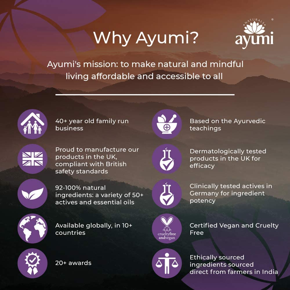 Ayumi Sandalwood & Pink Clay Face Mask. Vegan, Cruelty-Free, Dermatologically-Tested, 3 X 100Ml image number 4
