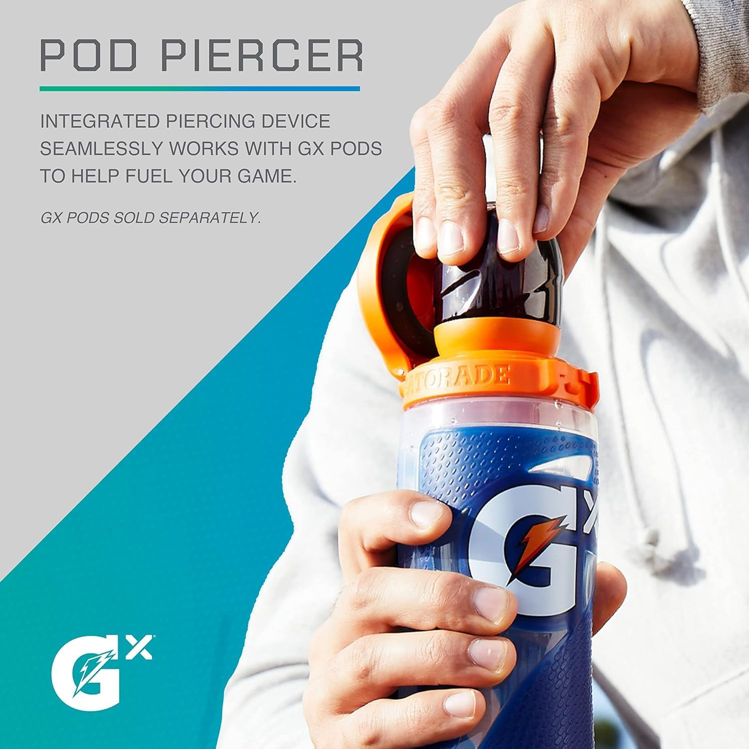 Gatorade Gx Hydration System, Non-Slip Gx Squeeze Bottles Faded Flag - Faded Flag image number 4