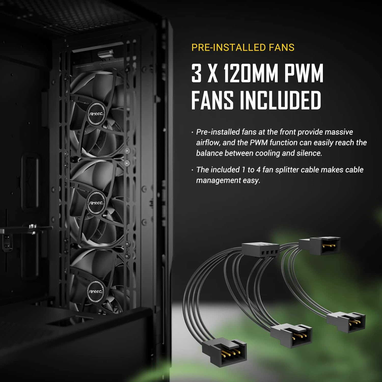 Antec P20CE E-ATX Mesh Front Gaming Computer Case image number 1