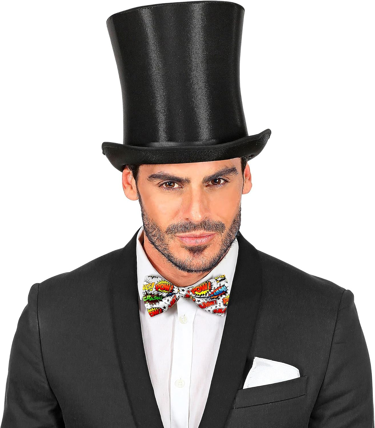 Widmann 00805 Pop Art Bow Tie, Men'S, Colourful, One Size image number 2