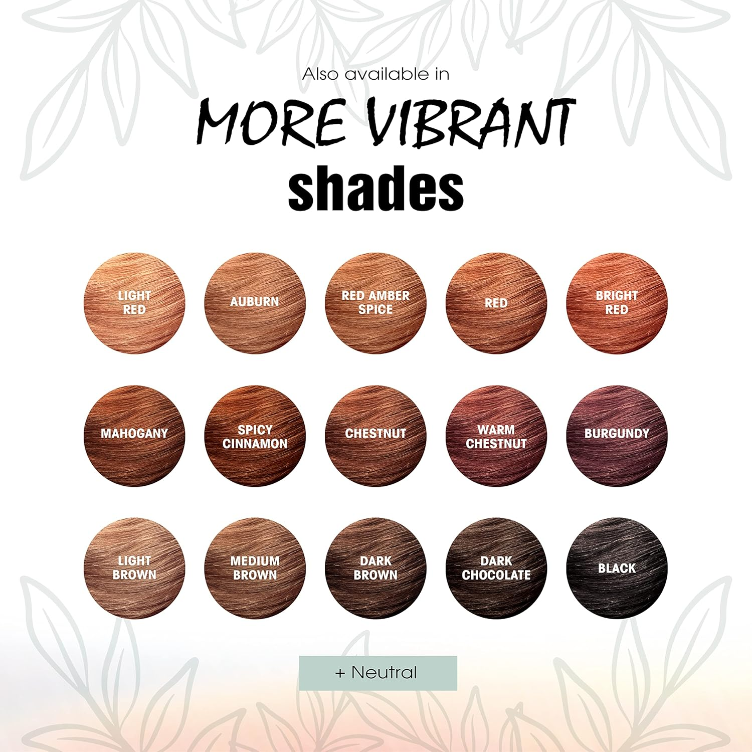 Light Mountain Henna Hair Color & Conditioner - Chestnut Hair Dye for Men/Women, Organic Henna Leaf Powder and Botanicals, Chemical-Free, Semi-Permanent Hair Color, 4 Oz (Pack of 3) image number 3