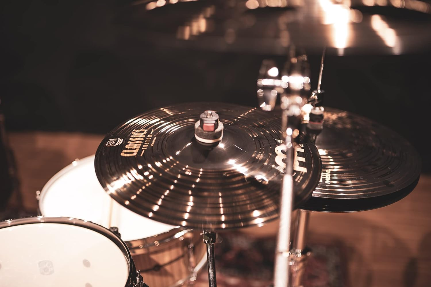 Meinl Cymbals 12" Splash Cymbal - Classics Custom Dark - MADE in GERMANY (CC12DAS) image number 4