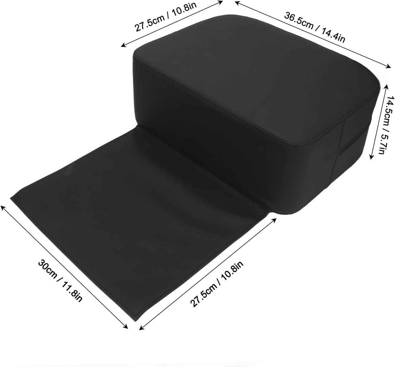 Salon Booster Seat Cushion, Waterproof PU Soft Foam Cushion Toddler Booster Seat for Dining Table Portable Barber Beauty Salon Spa Equipment for Child Hair Cutting Styling Chair image number 4