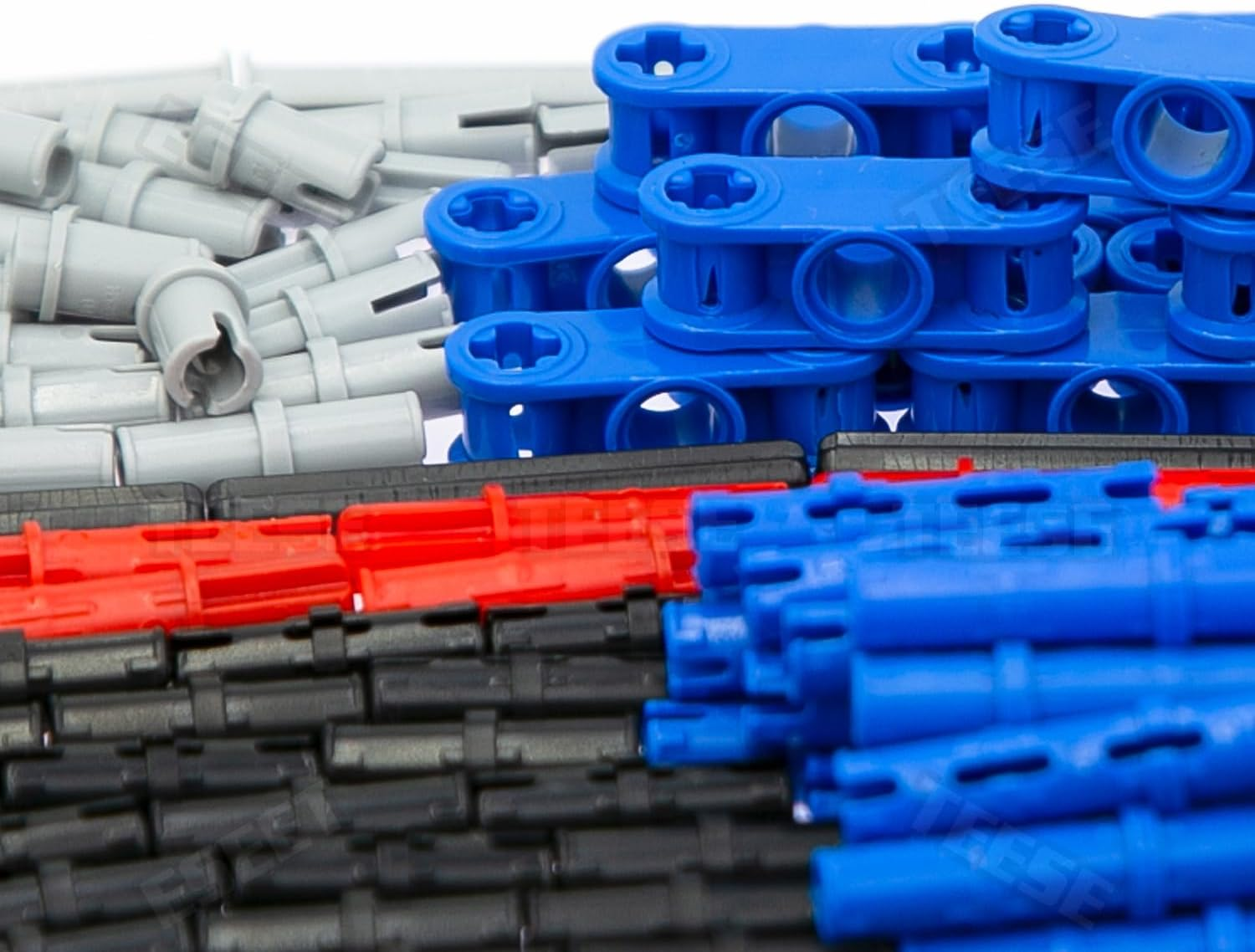 TEESE 884Pcs Axle-Pin-Chainlink-Connectors-Bricks-Set, Compatible with Technic Parts, for MOC Project-Bulk-Blocks (Random Color) image number 5