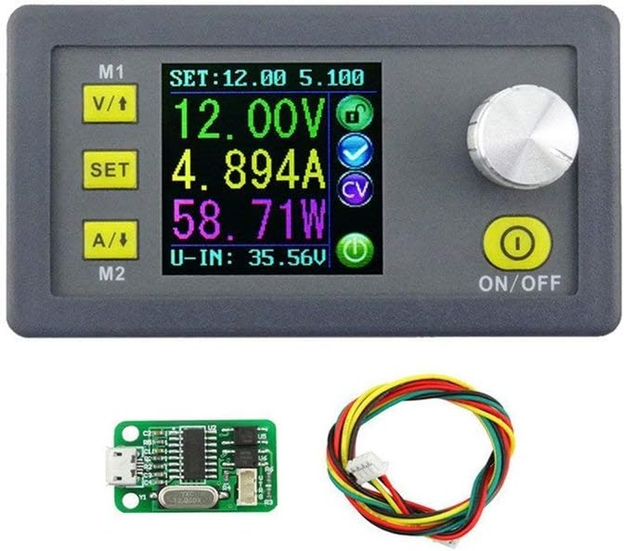 Dollatek DPS3012 30V 12A Constant Voltage Current Step-Down Power Supply Module Buck Voltage Converter Voltmeter