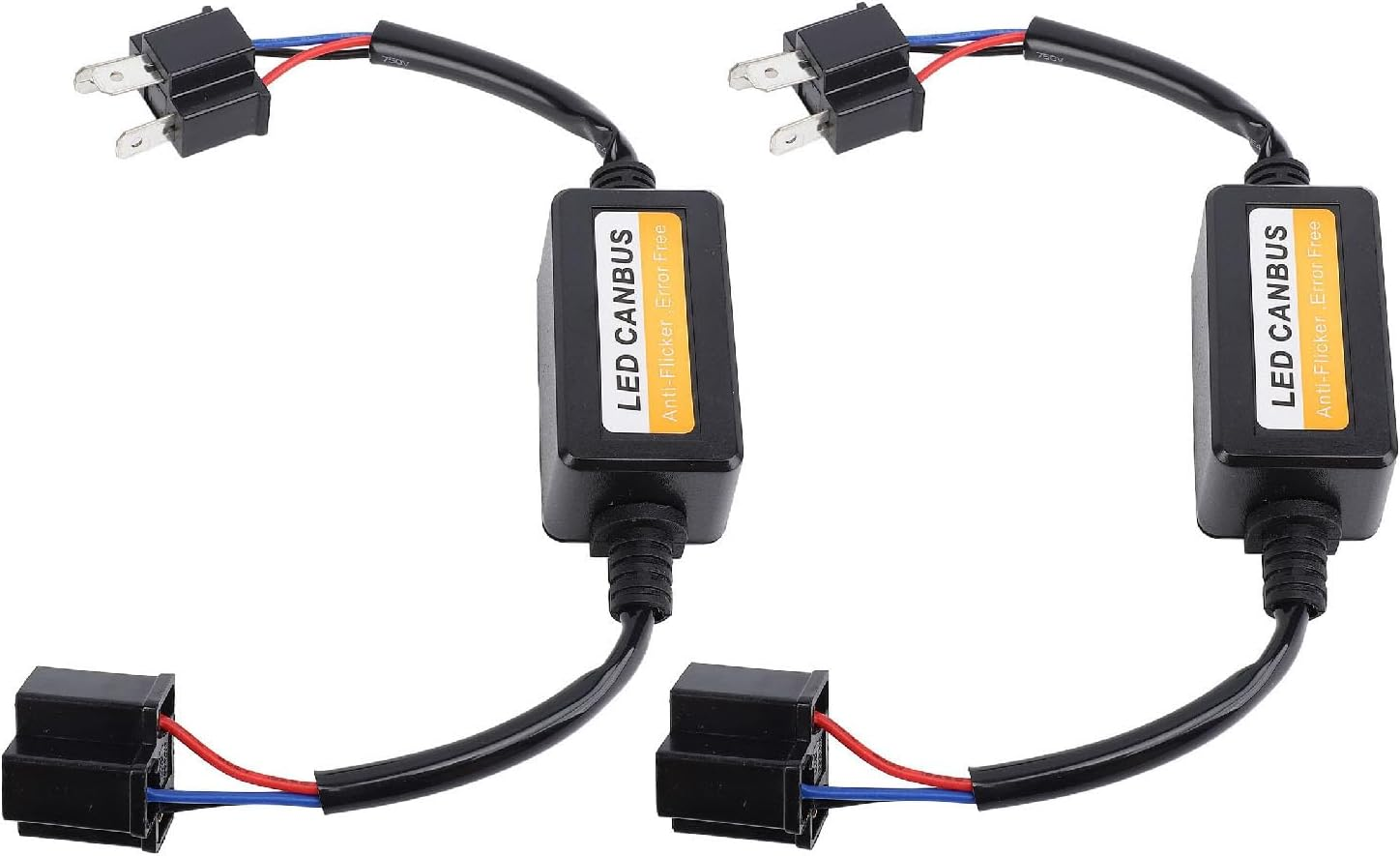 2Pcs H4 LED Canbus Decoder Bypassing Wiring LED Light Decoder for Stable Quality Installation for H4 Headlight Models image number 2